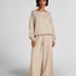 Boatneck Sweater Audrey, Beżowy