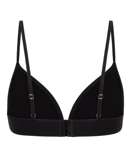 Tr&oacute;jkąt Bralette Smooth, Czarny