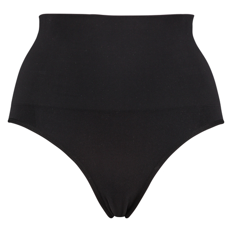 Figure-control high knickers, Czarny