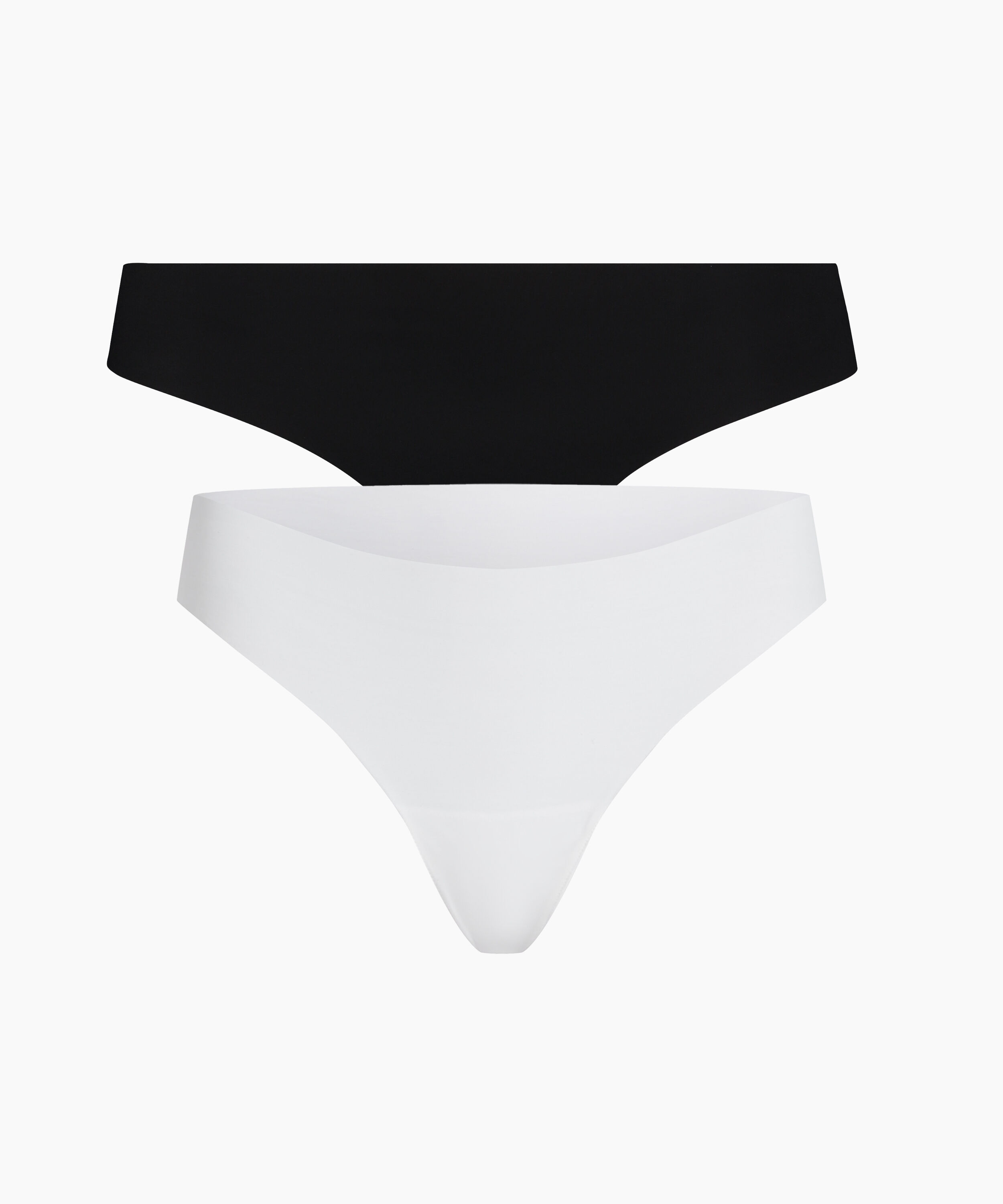 2-pak Stringi Invisible, Biały