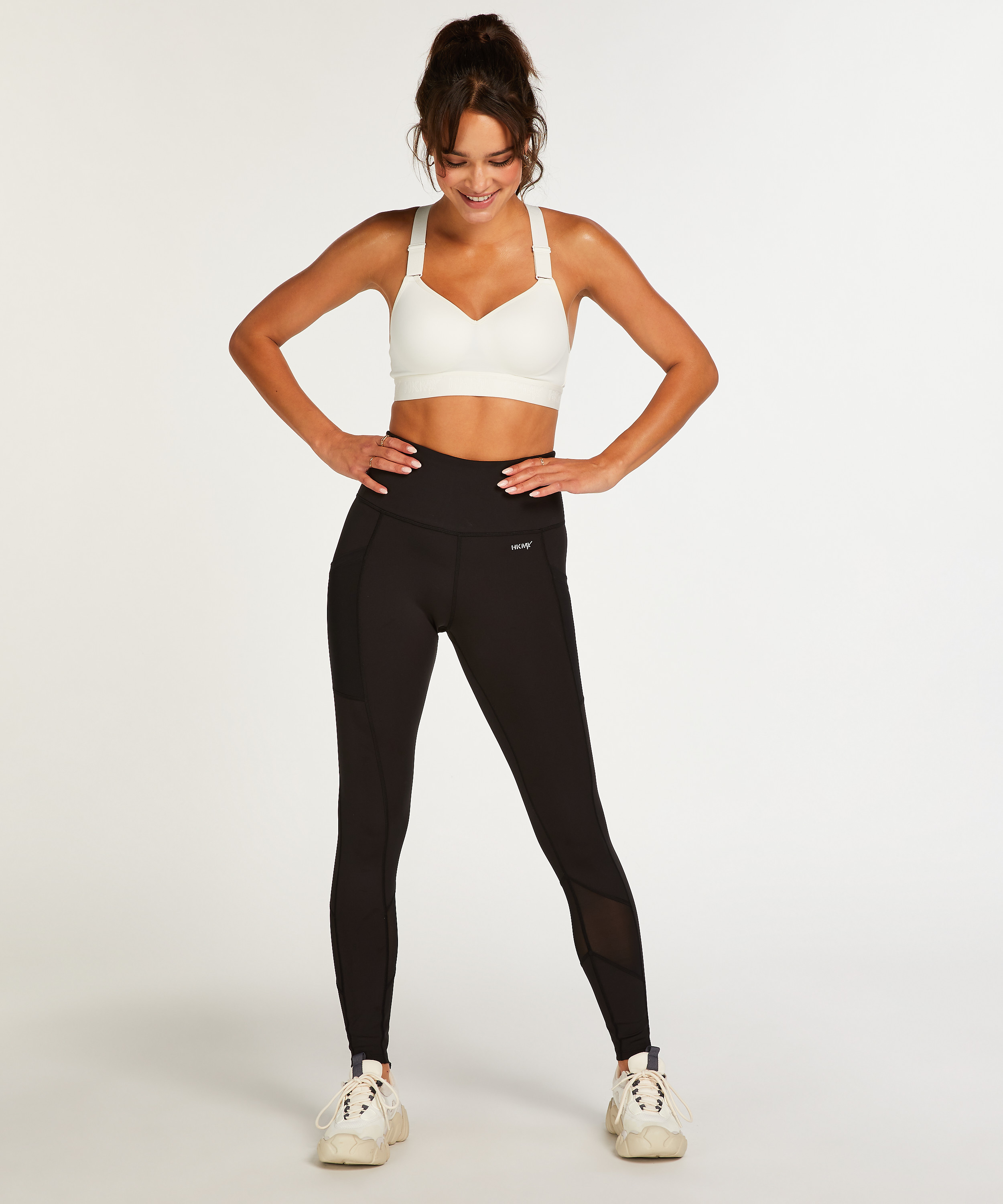 Biustonosz sportowy HKMX All Star Level 2, Biały, main