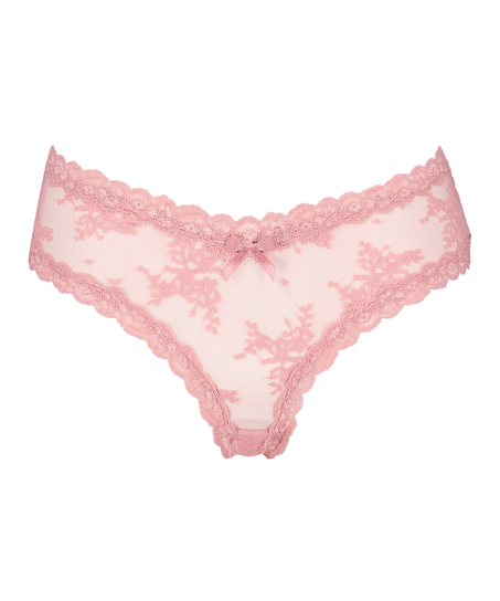 Brazyliany V-shape Mesh, R&oacute;żowy