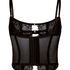 Biustonosz Bustier Kristina, Czarny