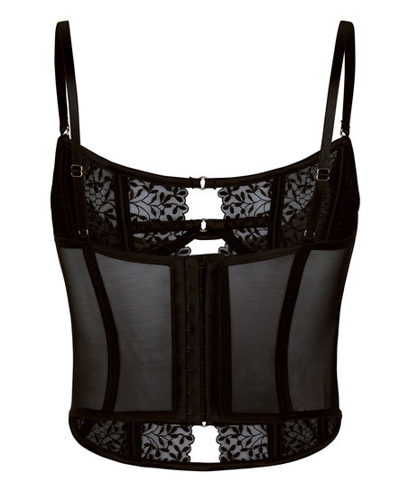 Biustonosz Bustier Kristina, Czarny