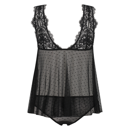 Tricia Cami Set, Czarny