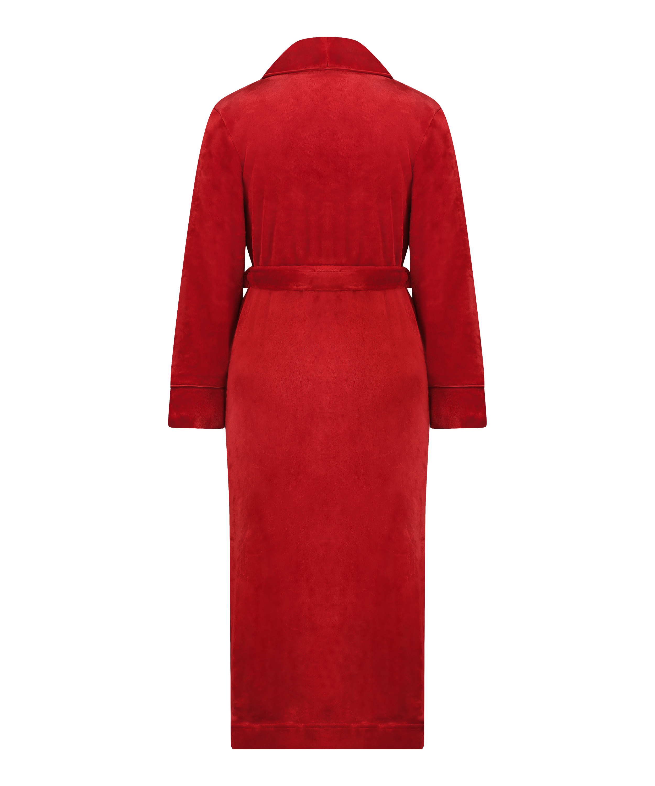 Szlafrok polarowy, Czerwony, main