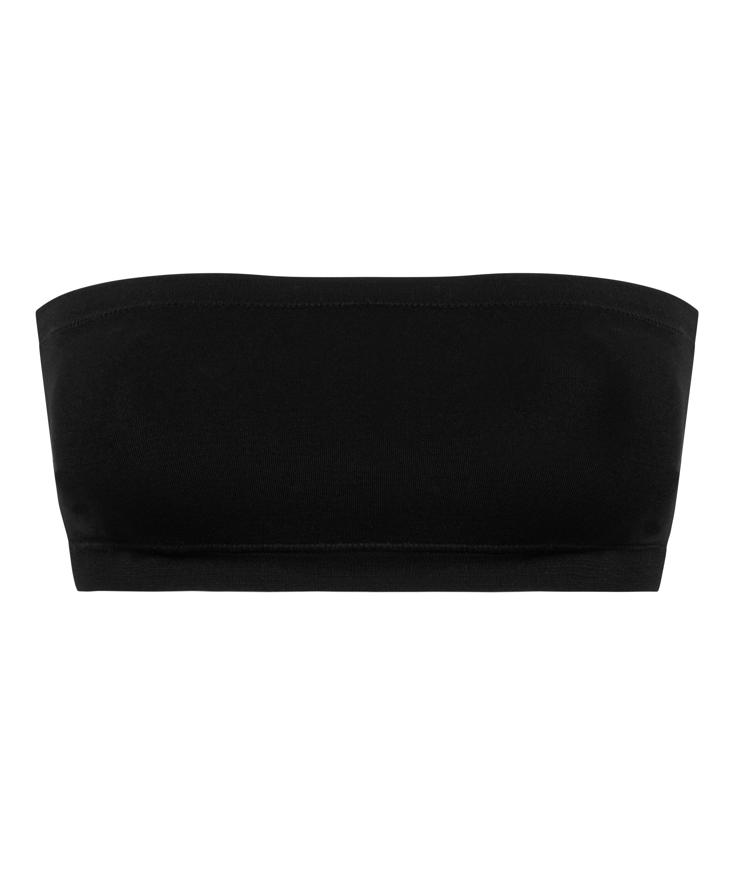 Biustonosz bralette bandeau Dide, Czarny