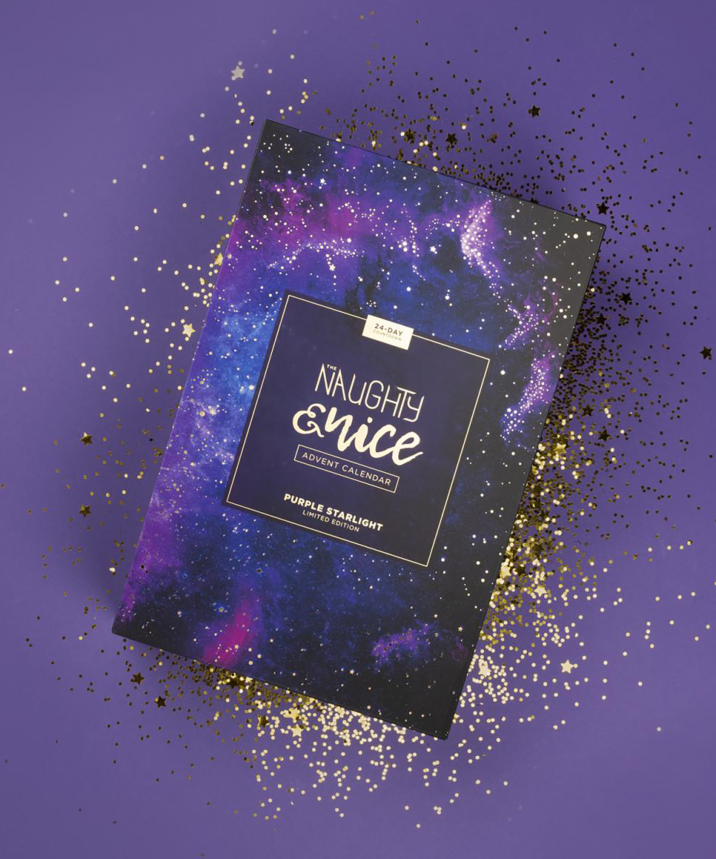 Kalendarz adwentowy Naughty & Nice Private, Fioletowy, main