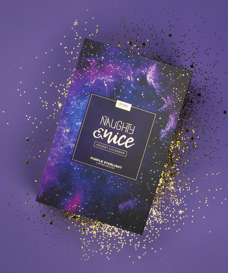 Kalendarz adwentowy Naughty & Nice Private, Fioletowy
