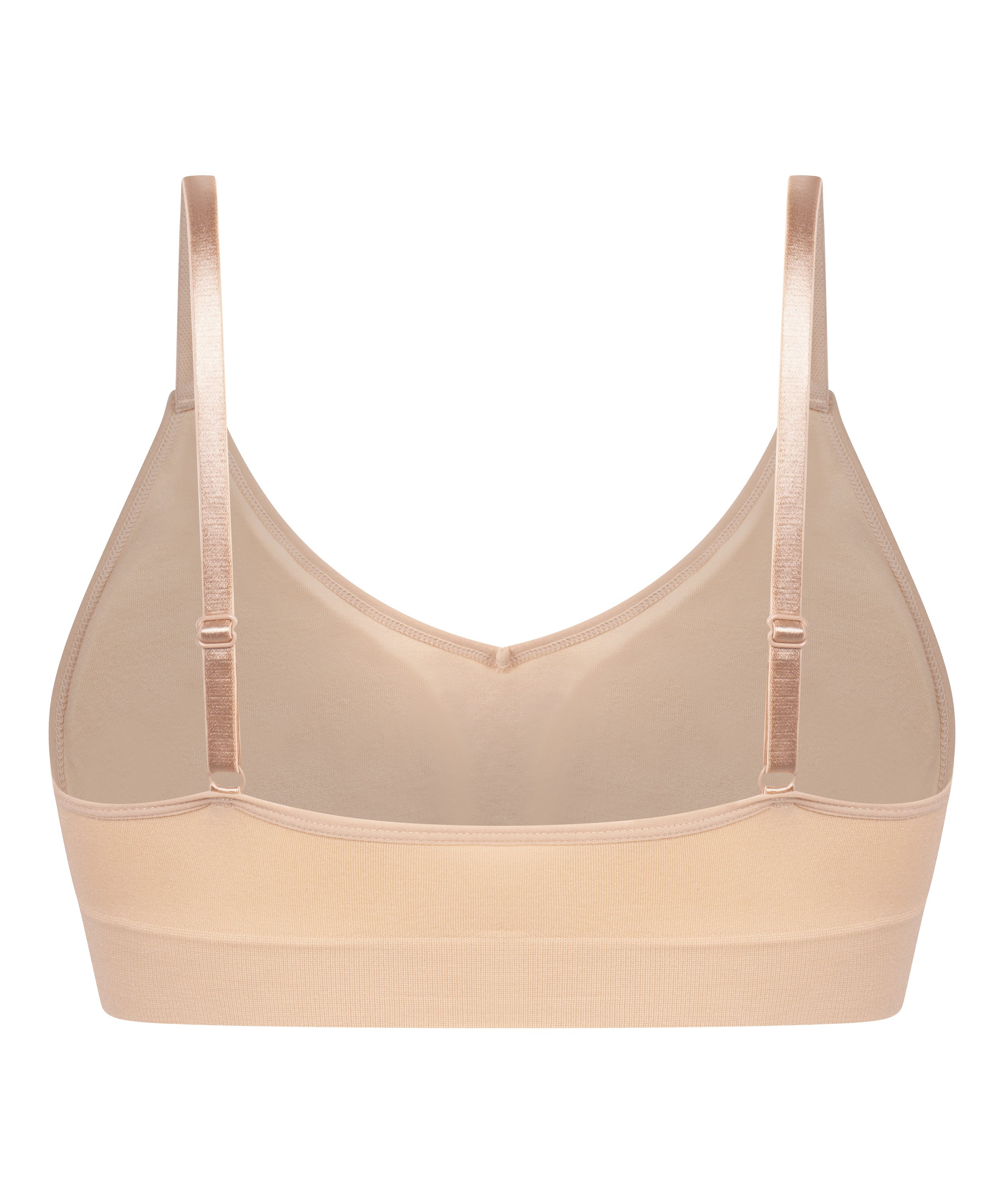 Tr&oacute;jkątny biustonosz bralette Dide, Beżowy, main