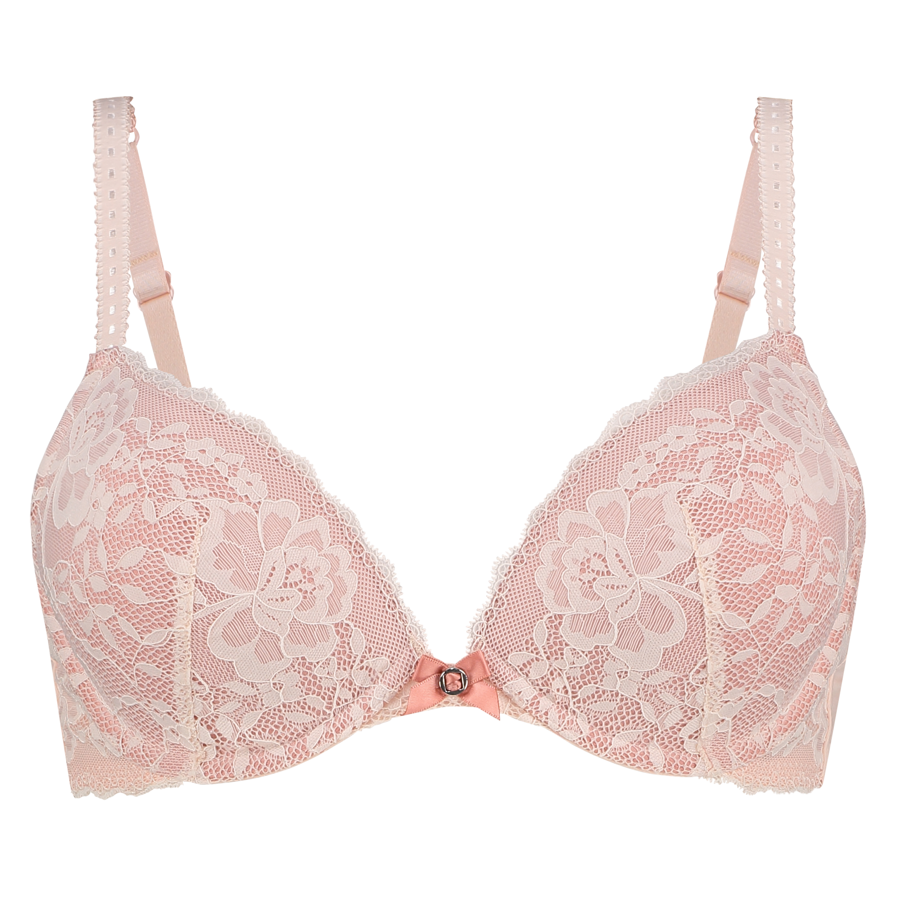 Theresa Padded Underwired Push-Up Bra, Różowy, main