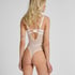 High Waisted Brazilian Miri, Biały