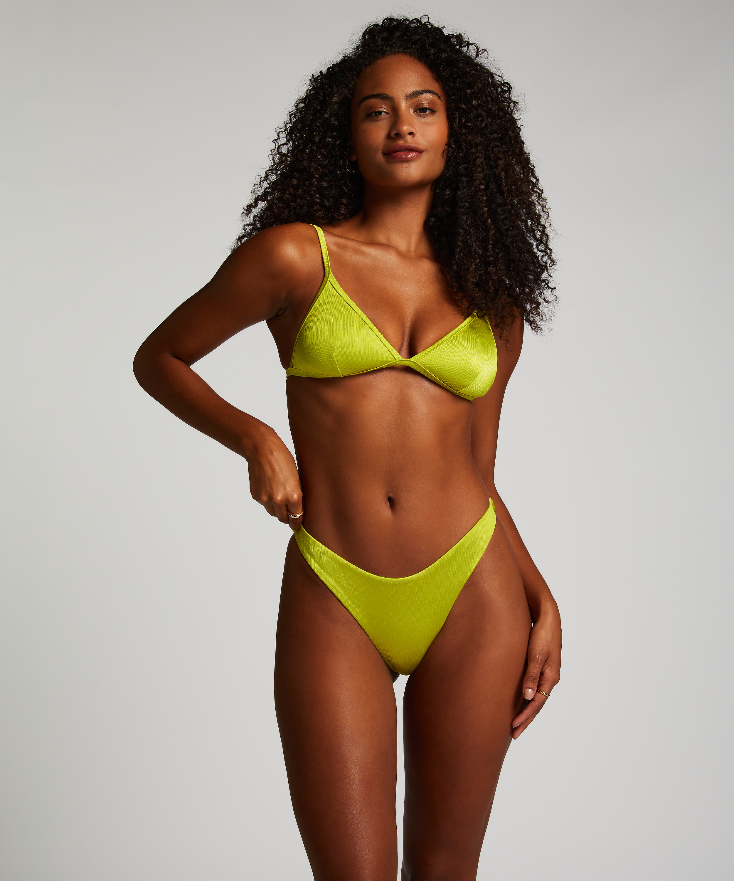 Top bikini Luna Triangle, Zielony, main