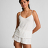 Cami lace top, Niebieski