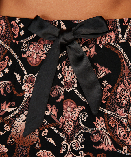 Dżersejowe spodnie od piżamy, Czarny