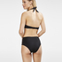 Boho Chick Padded Push-Up Bikini Top, Czarny