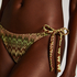 Majtki Bikini Wysoko Krojona Alcapulco, Zielony