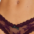 Brazyliany V-shape Mesh, Fioletowy