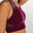 HKMX The Highneck Level 2 Sports Bra, Fioletowy