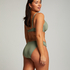 Majtki Bikini Rio Scallop, Zielony