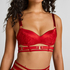 Biustonosz bralette Noeki, Czerwony