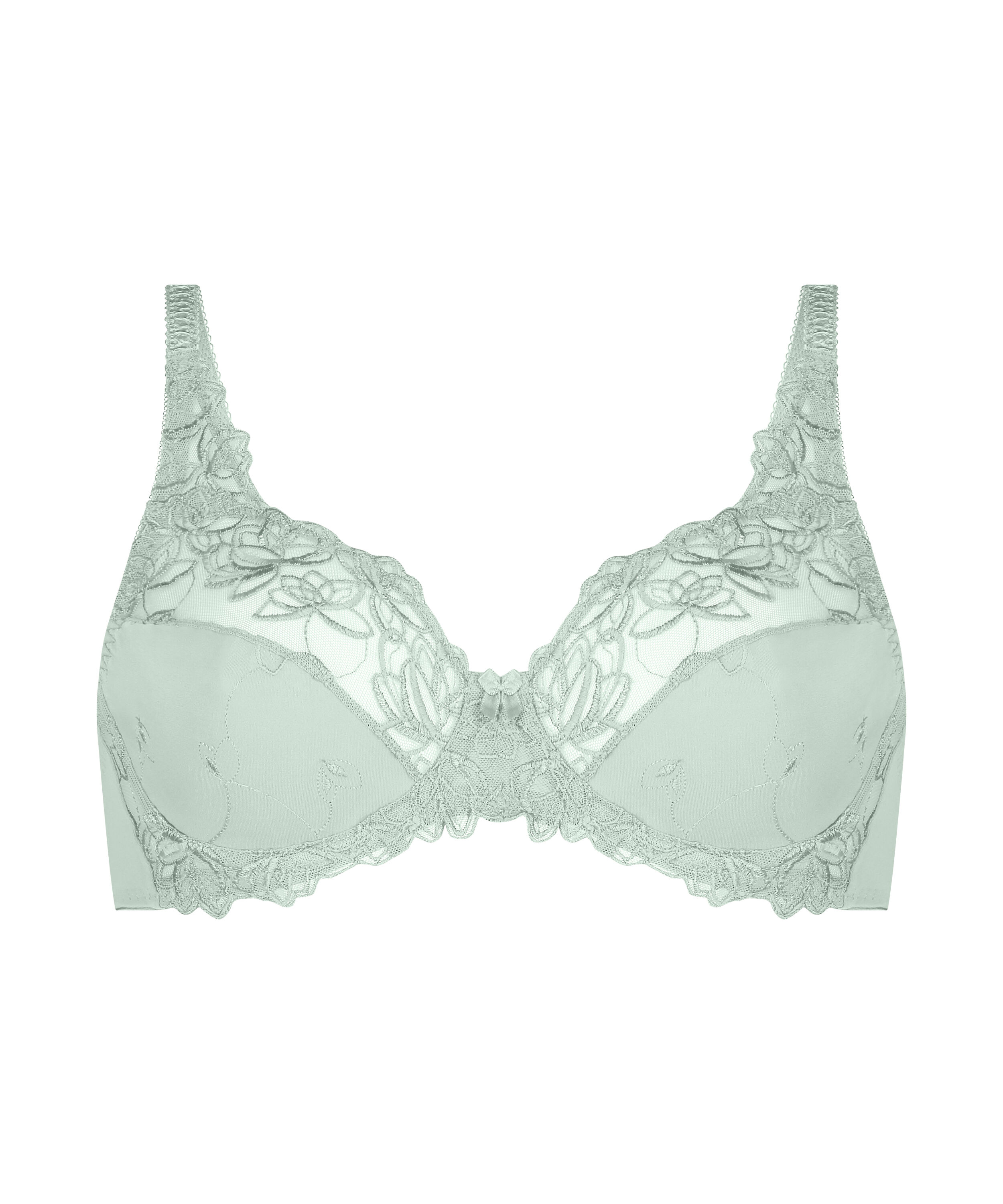 Biustonosz nieusztywniany z fiszbinami Diva, Zielony