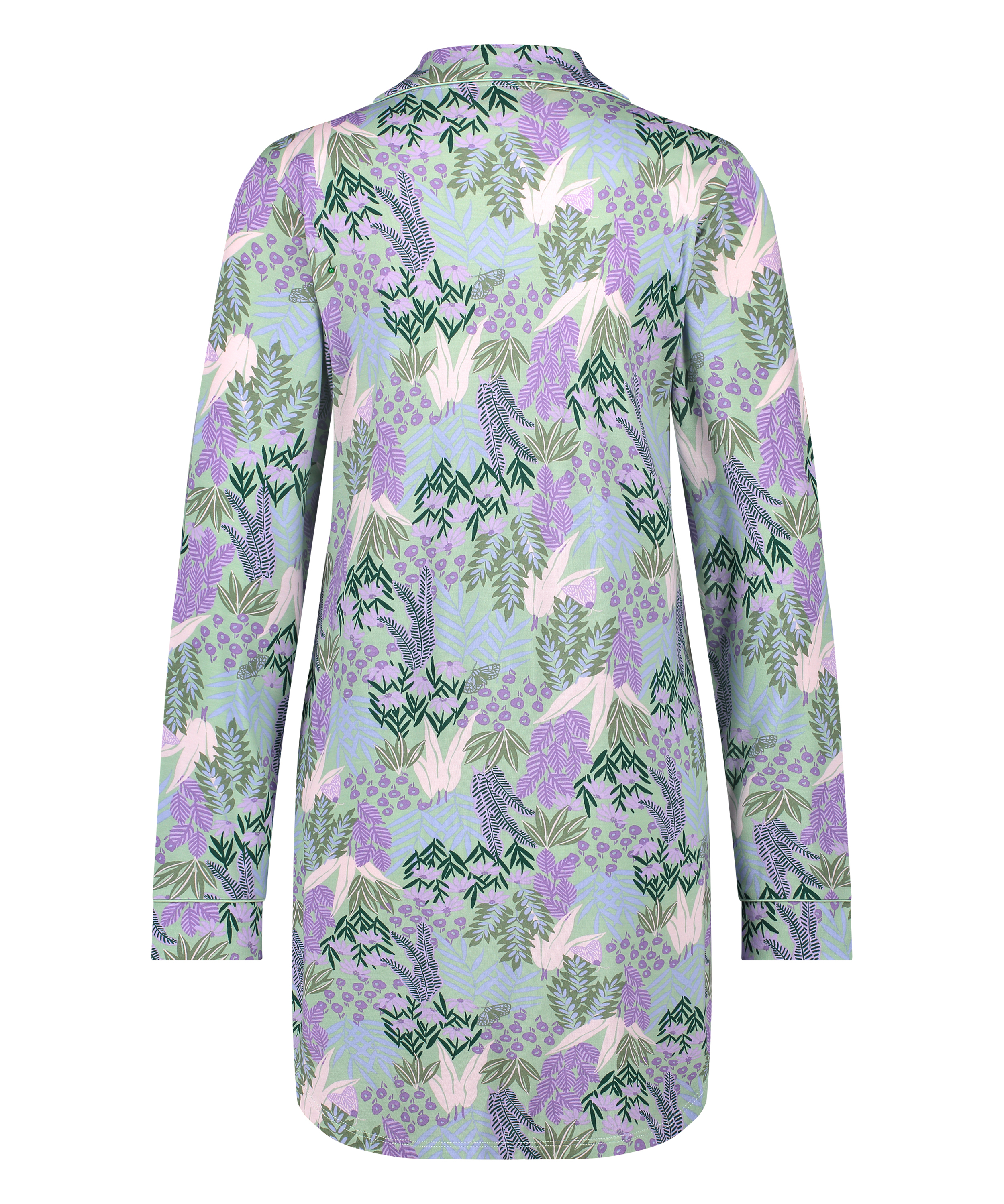 Koszula nocna tkana, Zielony, main