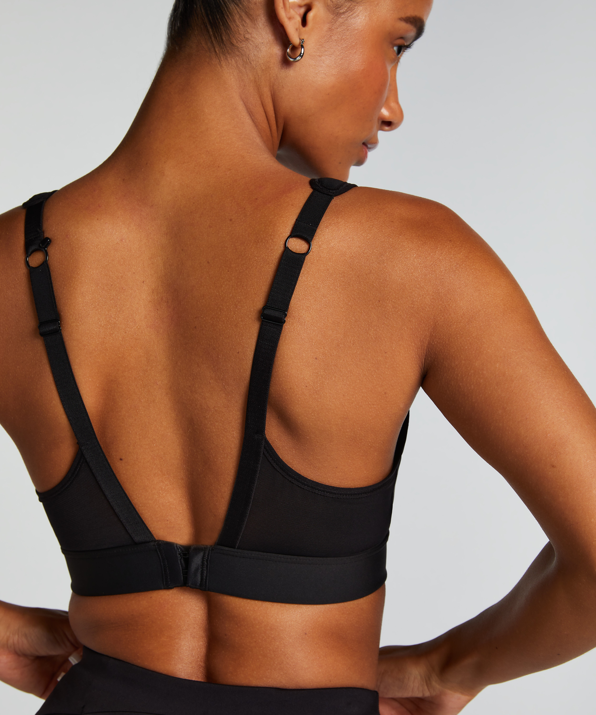 Biustonosz sportowy HKMX All Star Level 2, Czarny, main