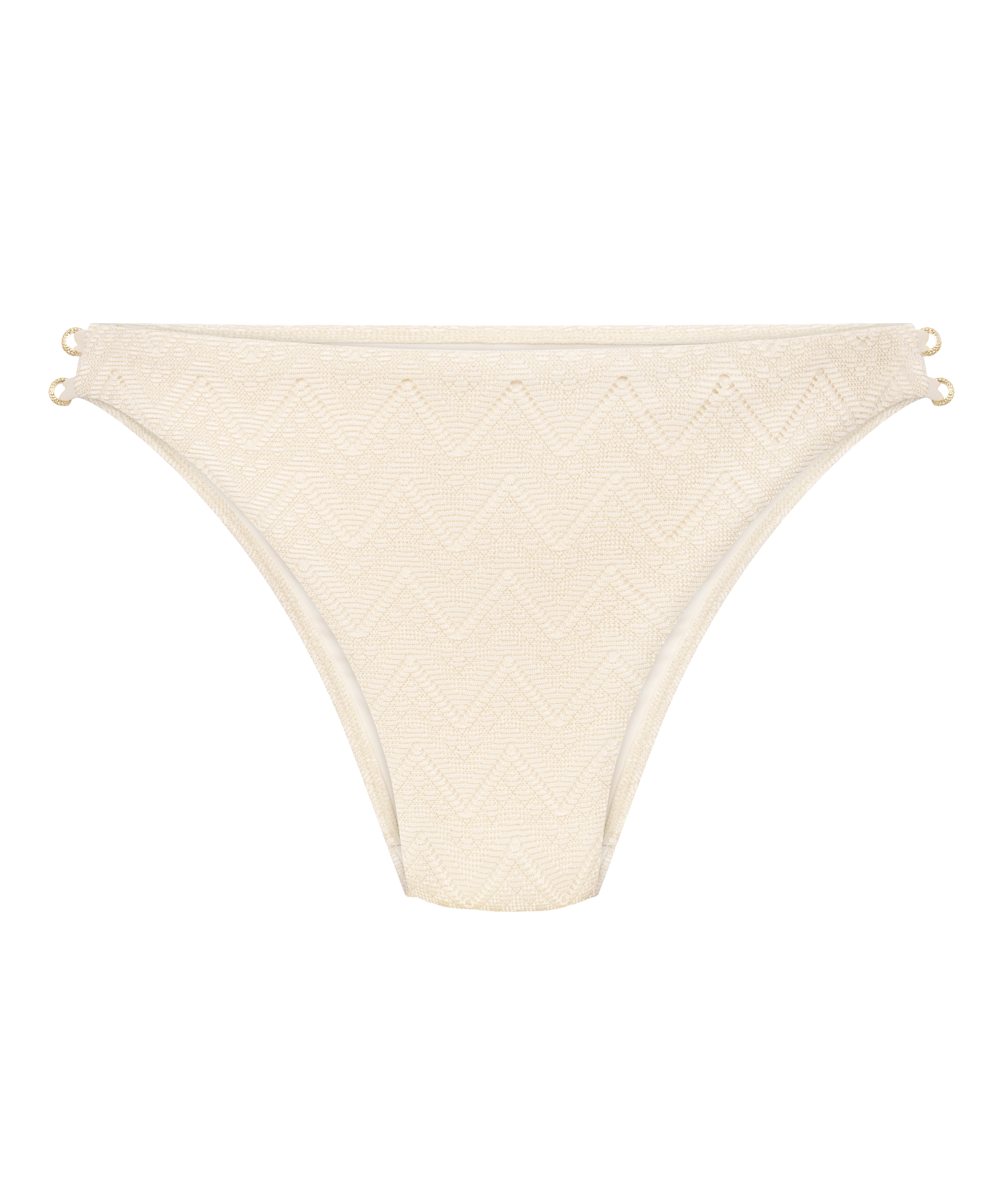 Majtki Bikini Crochet, Biały, main