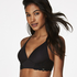 Hope Lace Padded Non-Underwired Bra, Czarny