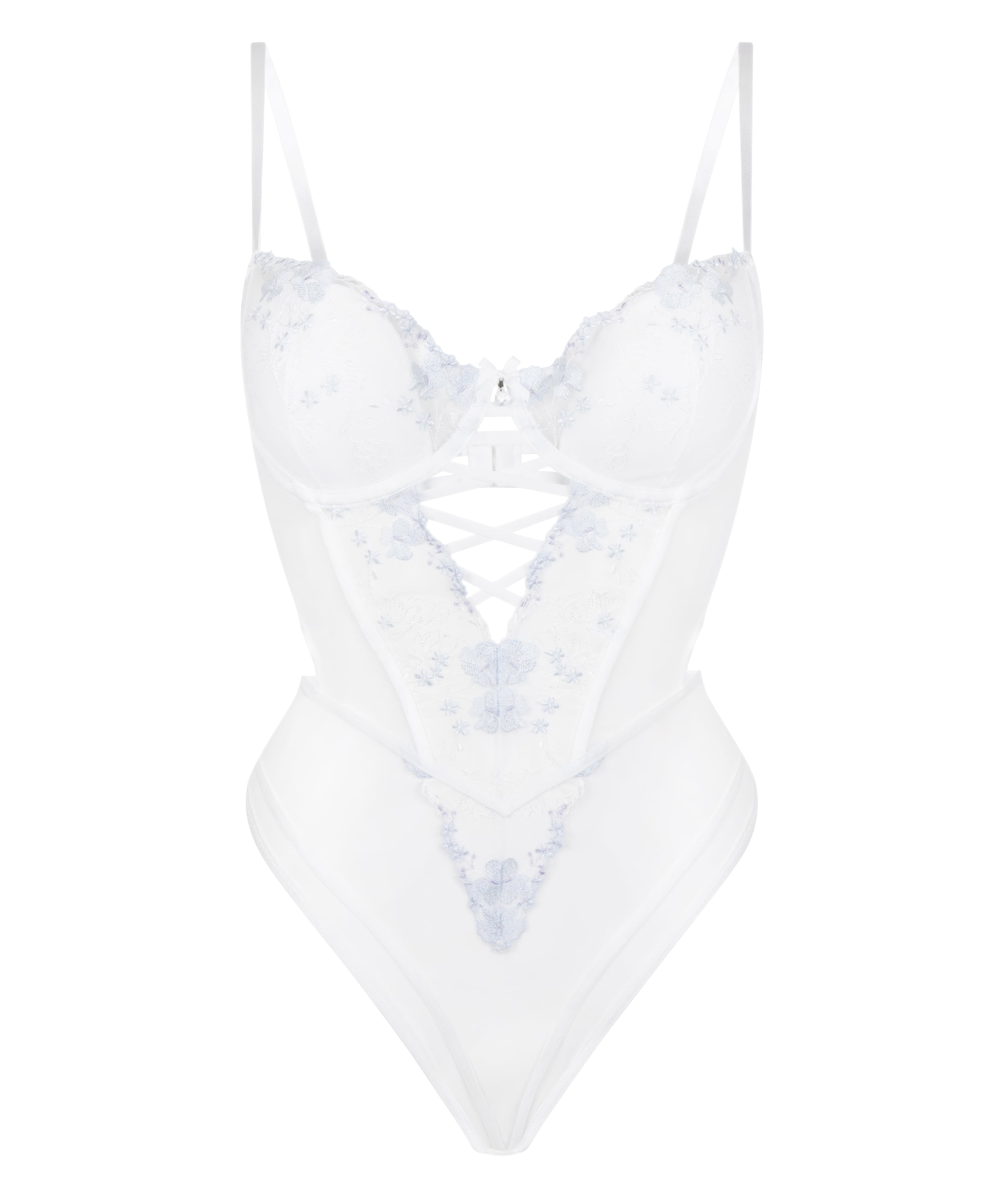 High Waisted Brazilian Miri, Biały, main