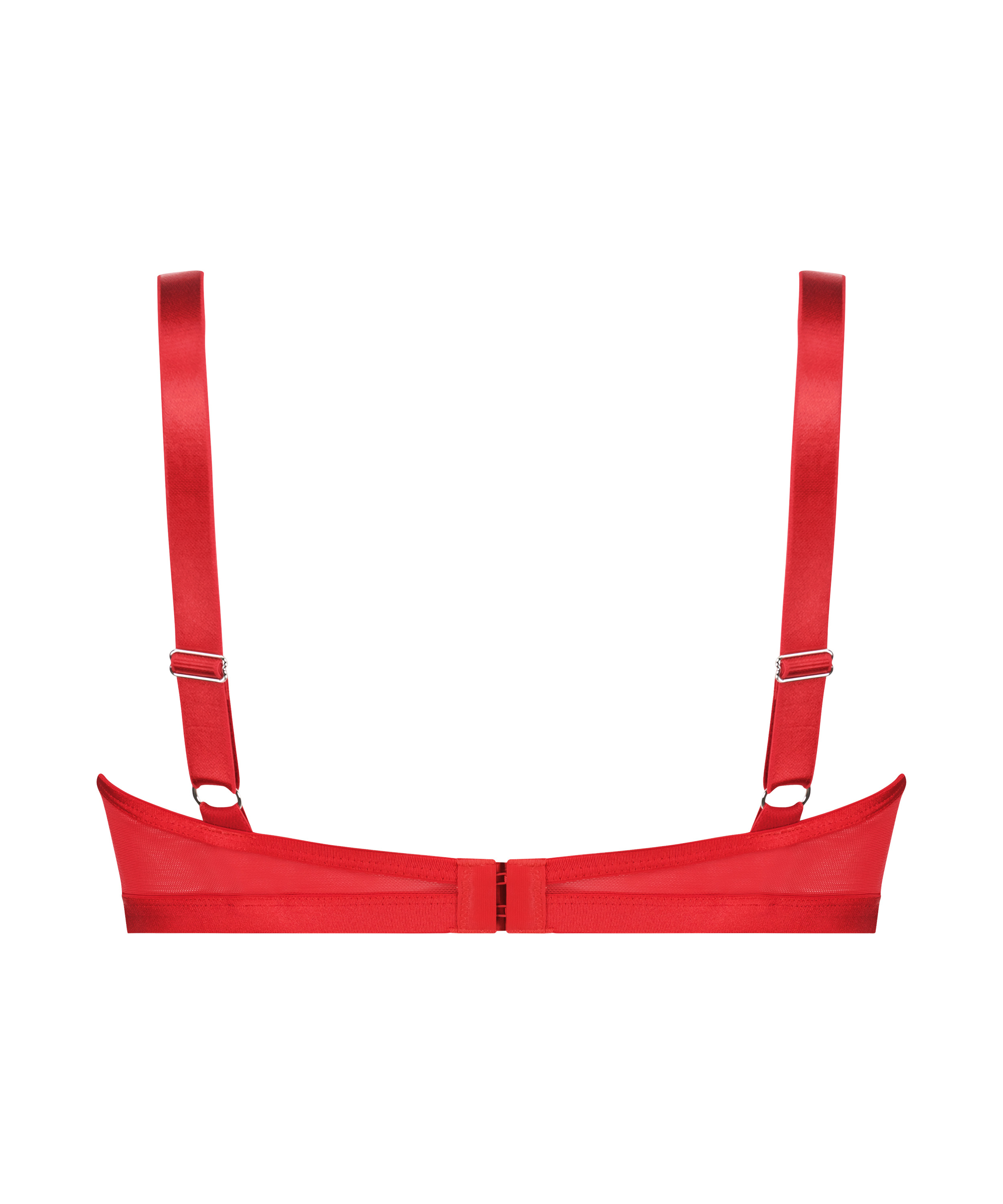 Nieusztywniony biustonosz z fiszbinami Elissa, Czerwony, main