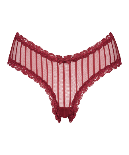 Brazyliany V-shape Mesh, Czerwony