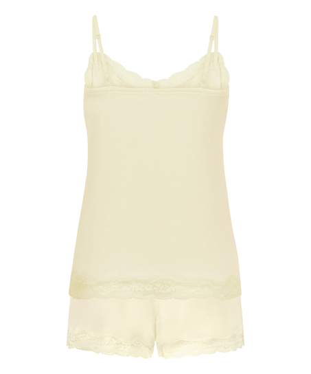 Welurowa piżama, Ż&oacute;łty