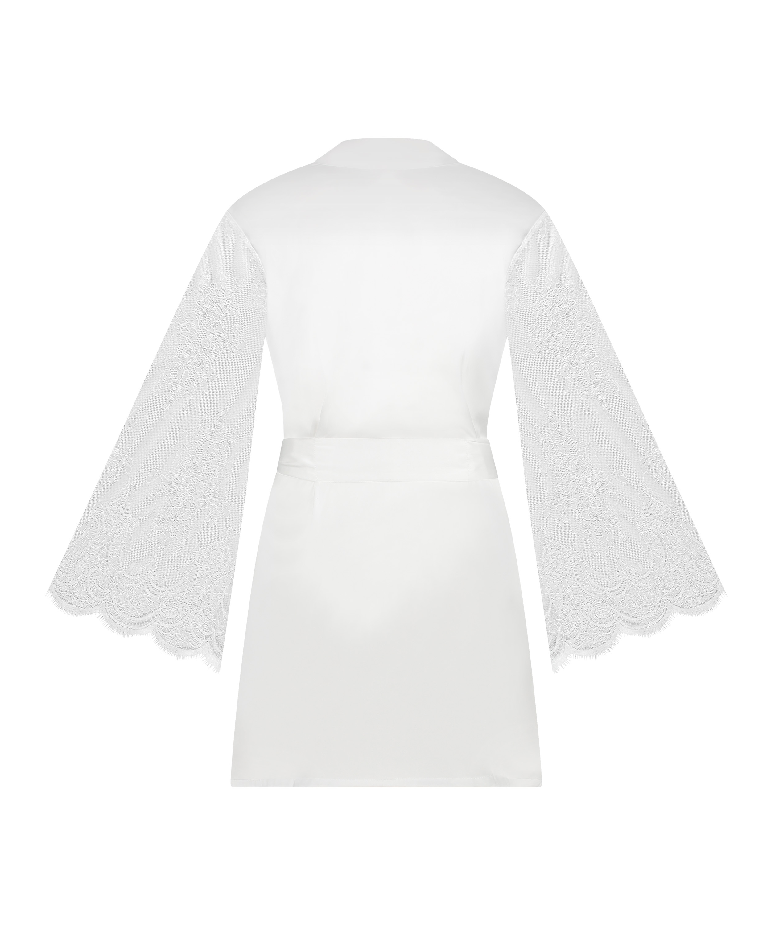 Satynowe kimono, Biały, main