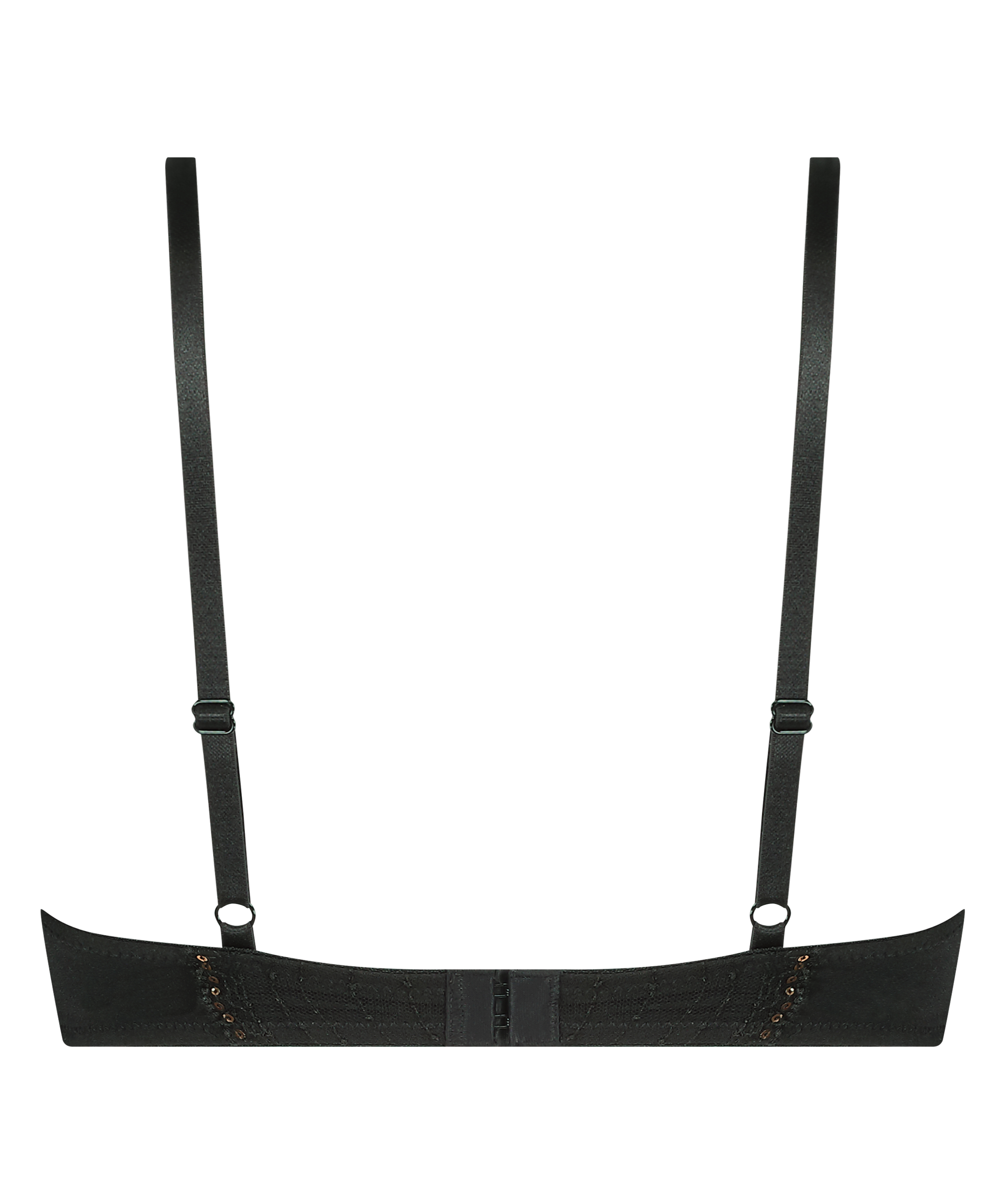 Biustonosz usztywniany z fiszbinami Ruby, Czarny, main