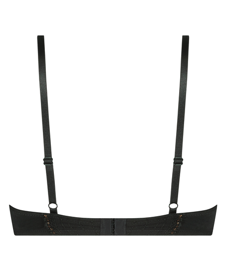 Biustonosz usztywniany z fiszbinami Ruby, Czarny