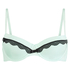 Lucie padded underwired bra, Zielony