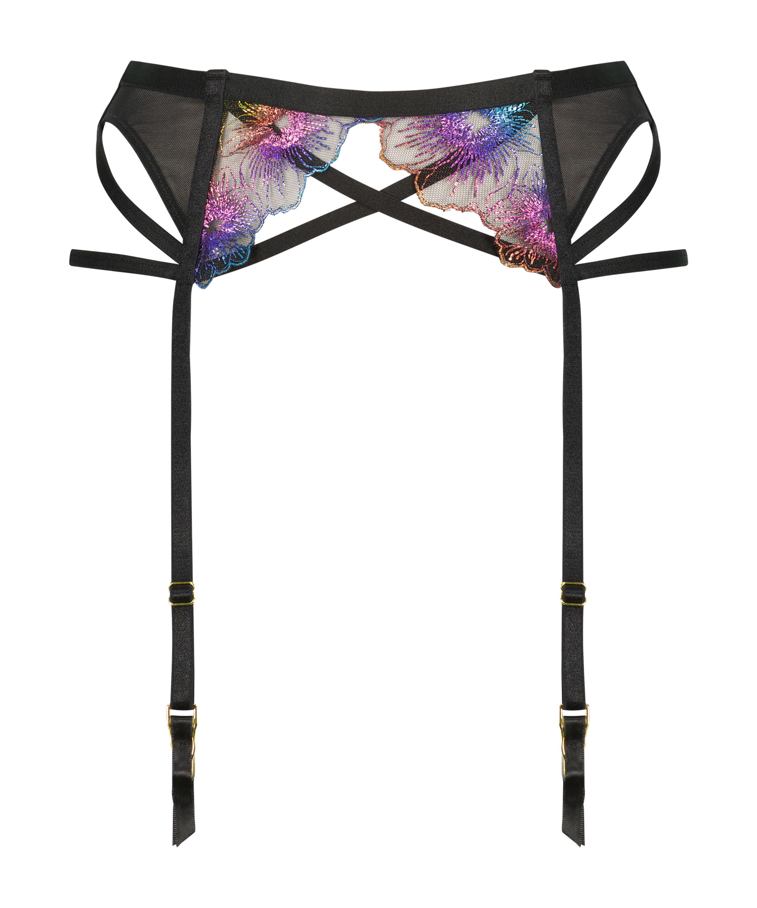 Szelki Alex Pride, Czarny, main