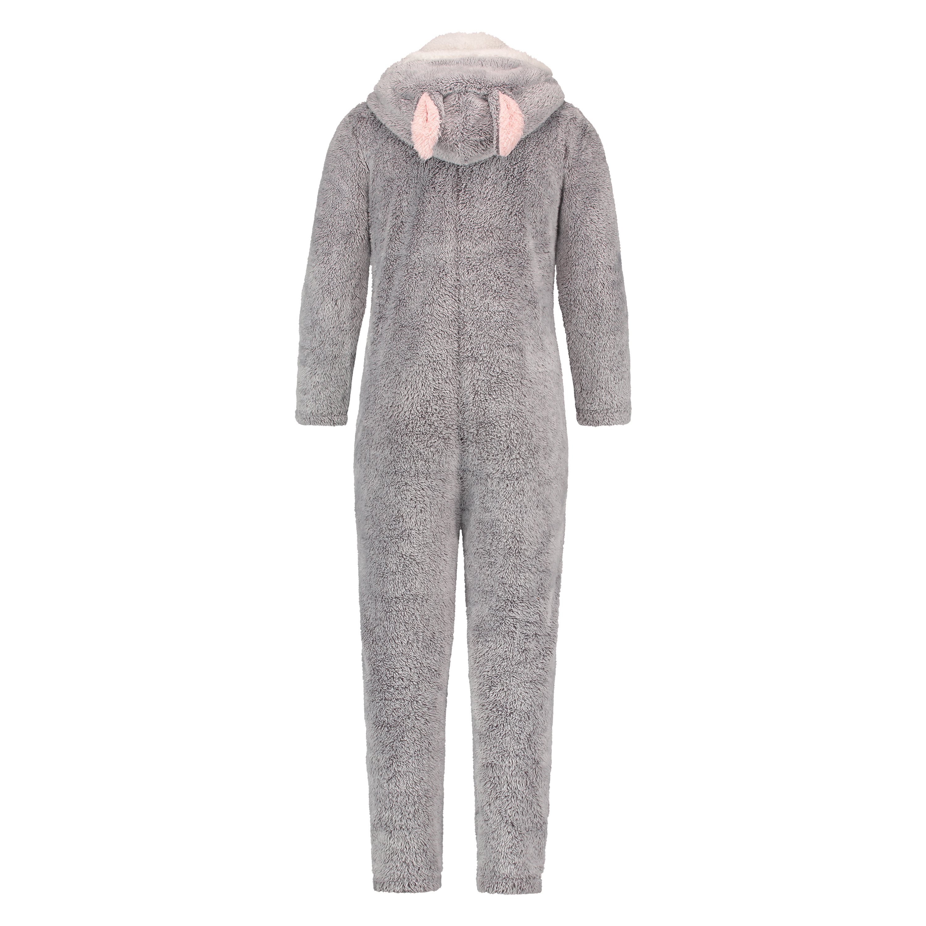Fleece Onesie Teens, Szary, main
