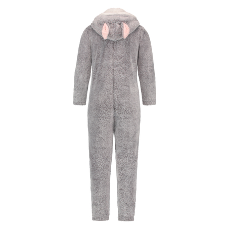 Fleece Onesie Teens, Szary