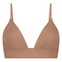 Trójkąt Bralette Smooth, Brązowy