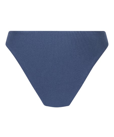 Majtki Bikini Wysoko Krojona Sardinia, Niebieski