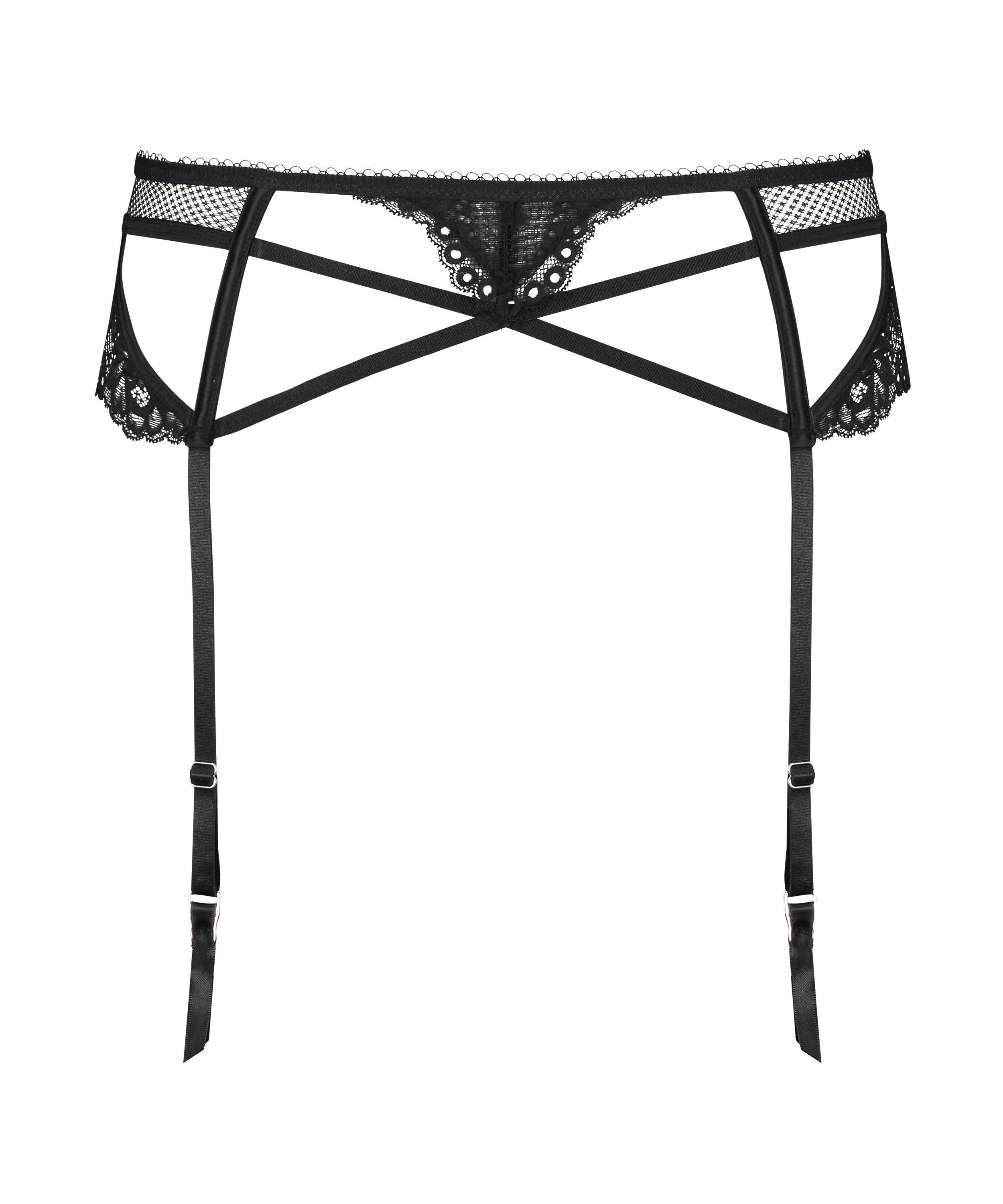 Podwiązki Anna, Czarny, main