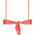 G&oacute;ra od bikini typu tr&oacute;jkąt Luxe, Czerwony