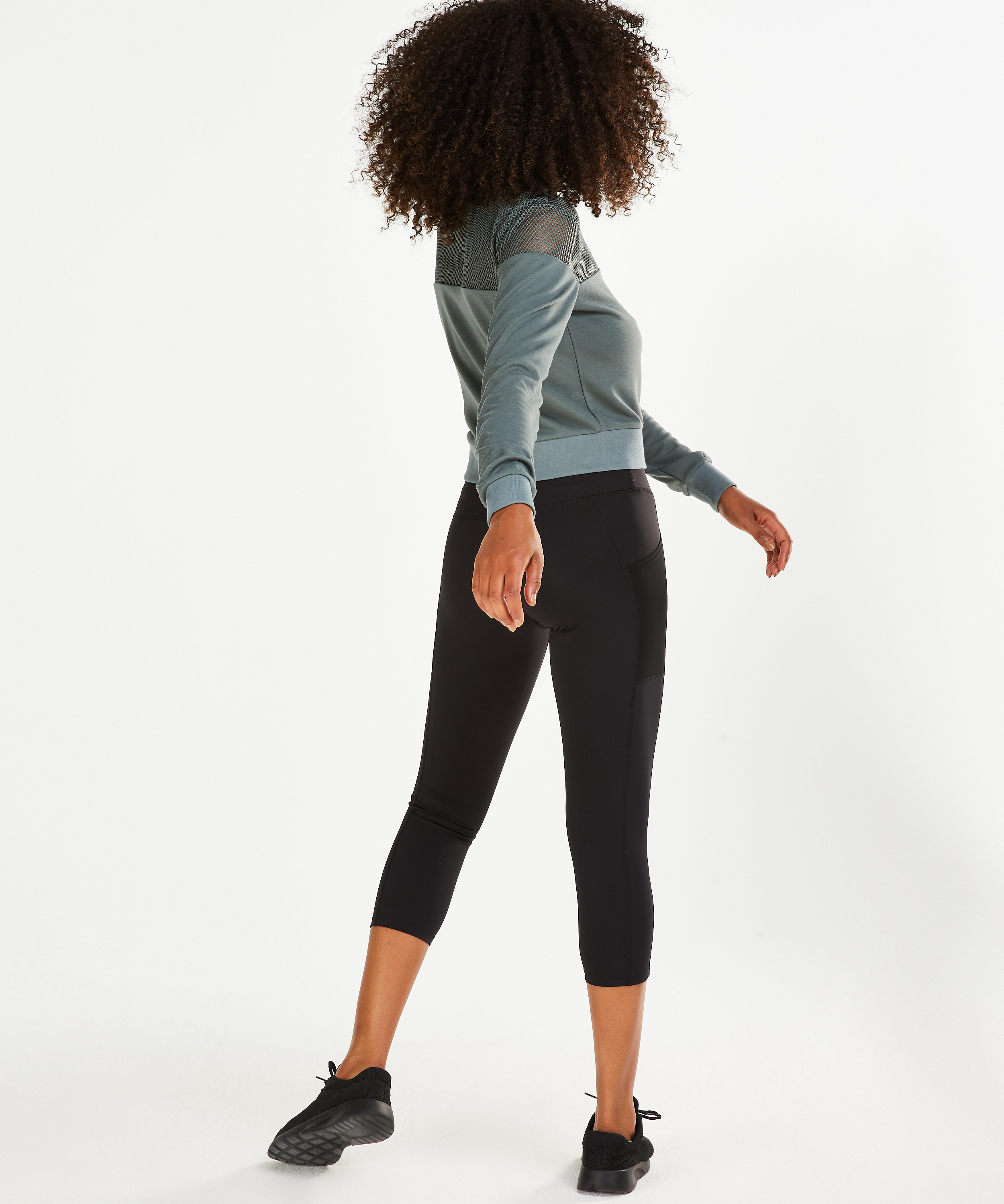 HKMX Mesh Sweater, Zielony, main