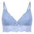 Tr&oacute;jkątny biustonosz bralette Posie, Niebieski