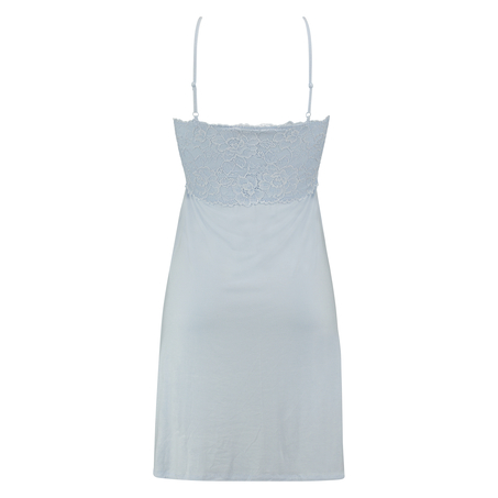 Slipdress Satin Home, Niebieski
