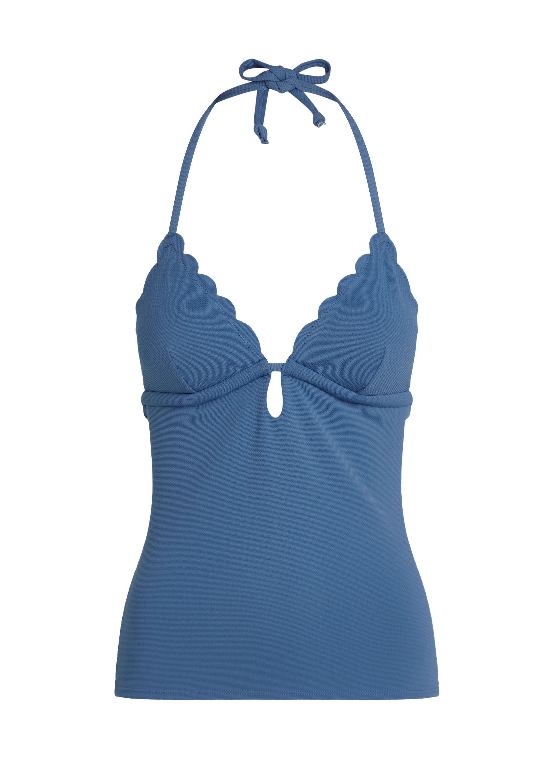 Kształtowane tankini, Niebieski
