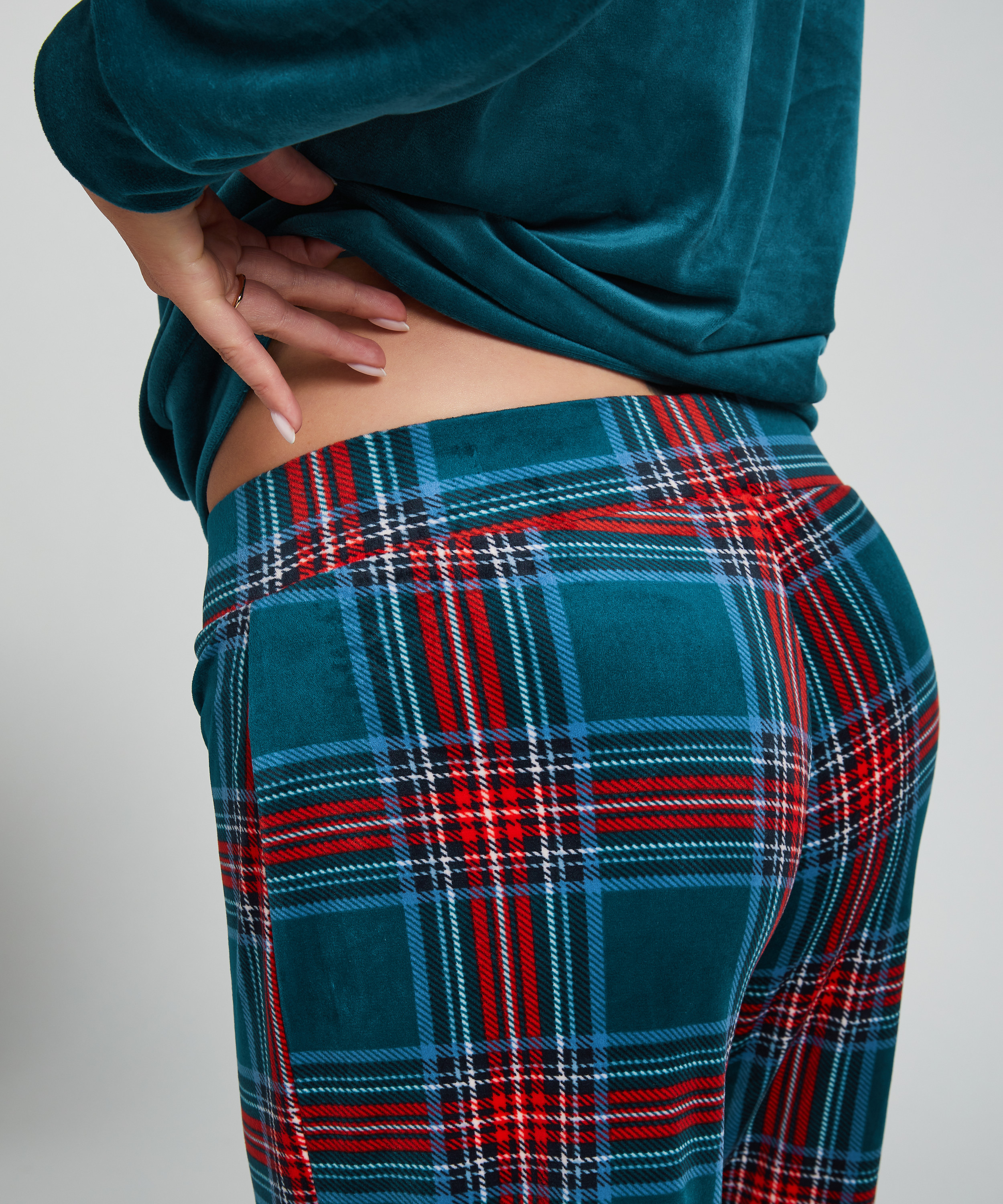 Piżama z torbą, Niebieski, main